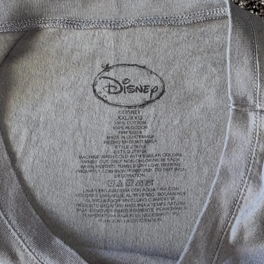 Disney Mickey Mouse 4 Faces Womens 2XL Gray Shirt - Picture 3 of 4